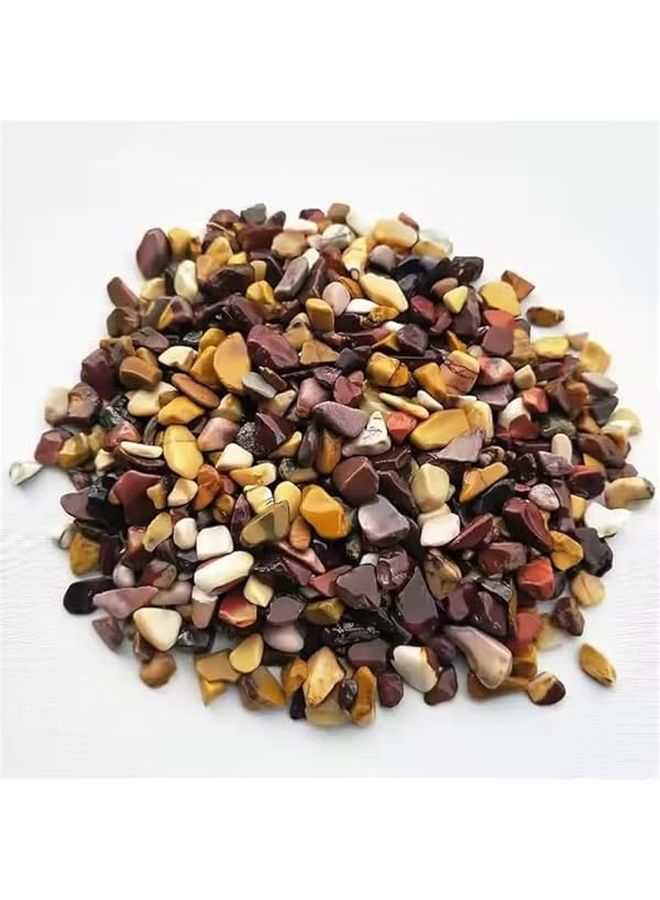 Natural Irregular Semi Precious Crystal Egg Yellowstone Gravel 5mm To 9mm 200g - Image 1