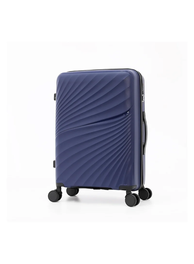CAPITAL Hardside Luggage Trolley Bag 3 Pieces set,Navy (S-20,M-24,L-28 Inch)