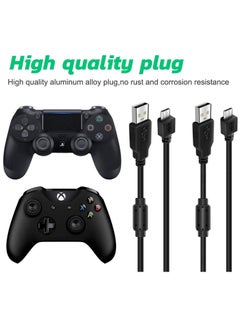 SANMUGEED 2 Pack 9.84 ft/3M PS4 Controller Charger Charging Cable with Magnetic Ring Compatible with Playstation/Xbox One Controll  - Image 5