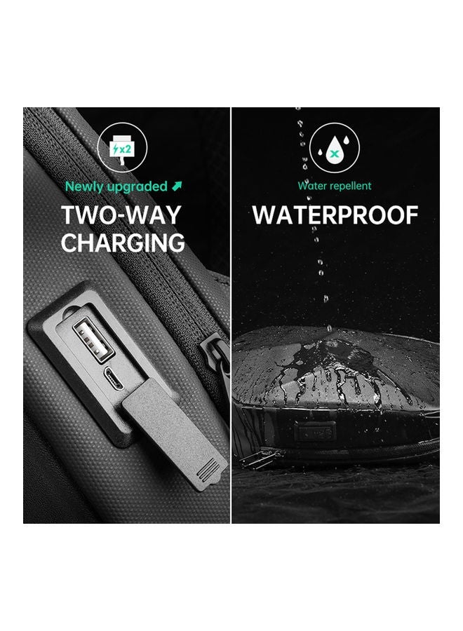 NIBEMINENT Man Waterproof Fashion Leisure Single Shoulder Chest Pack 30.00*8.00*20.00cm - Image 5