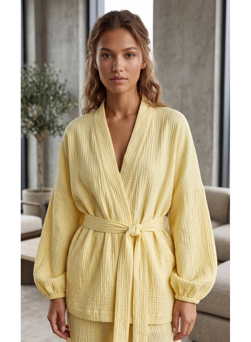 Carina Puff-Sleeve Cardigan - Image 1
