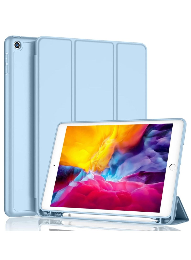 iPad 9.7 Inch Case iPad 6th 5th Generation Cases iPad Air 2 iPad Air Case Slim Cover Stand Smart Case for iPad 9.7 2018 2017 Model iPad Air 2 Air 1 Blue - Image 1