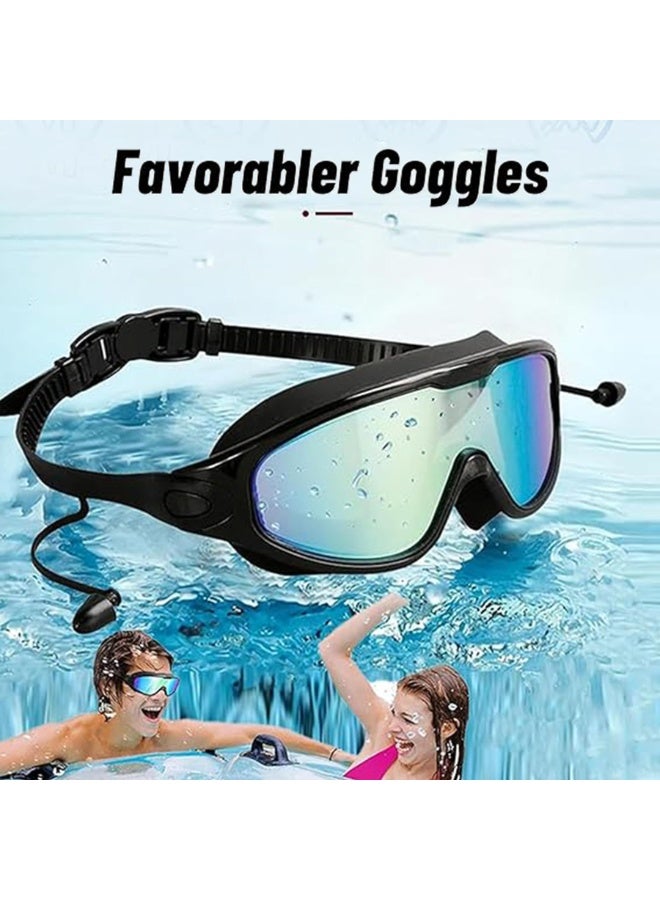 ZOXITY Kids Swim Goggles 2 Pack Anti-Fog Anti-UV Wide View Swimming Waterproof, no leakage,Goggles Pool Goggles for Kids 3-15 - Image 3