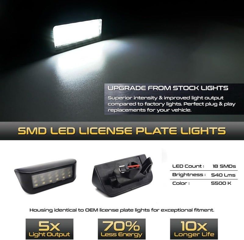 Vuzmode LED License Plate Light for Multiple Car Models - Image 4