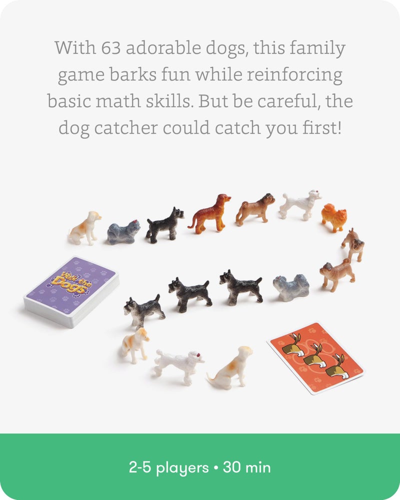 SimplyFun Walk The Dogs Math Game - One of The Most Fun Games for Kids Ages 8 and Up - Play to Practice Counting & Sorting- 2 to 5 Players - Image 3