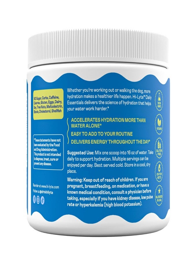 Hi-Lyte Electrolytes Powder Mix - Unflavored Hydration Support for Daily Wellness, Fasting, Keto - Sodium, Potassium, Magnesium, Vitamins - No Sugar, No Carbs, Clean Ingredients - Image 5