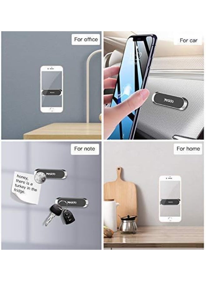 Yesido Magnetic Phone Holder C113 – Strong Magnet, 360° Rotation, Dashboard & Air Vent Mount, Universal Car Phone Holder for iPhone, Samsung, Huawei – Black - Image 1