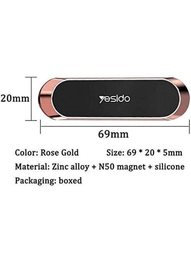 Yesido Magnetic Phone Holder C113 – Strong Magnet, 360° Rotation, Dashboard & Air Vent Mount, Universal Car Phone Holder for iPhone, Samsung, Huawei – Black - Image 4