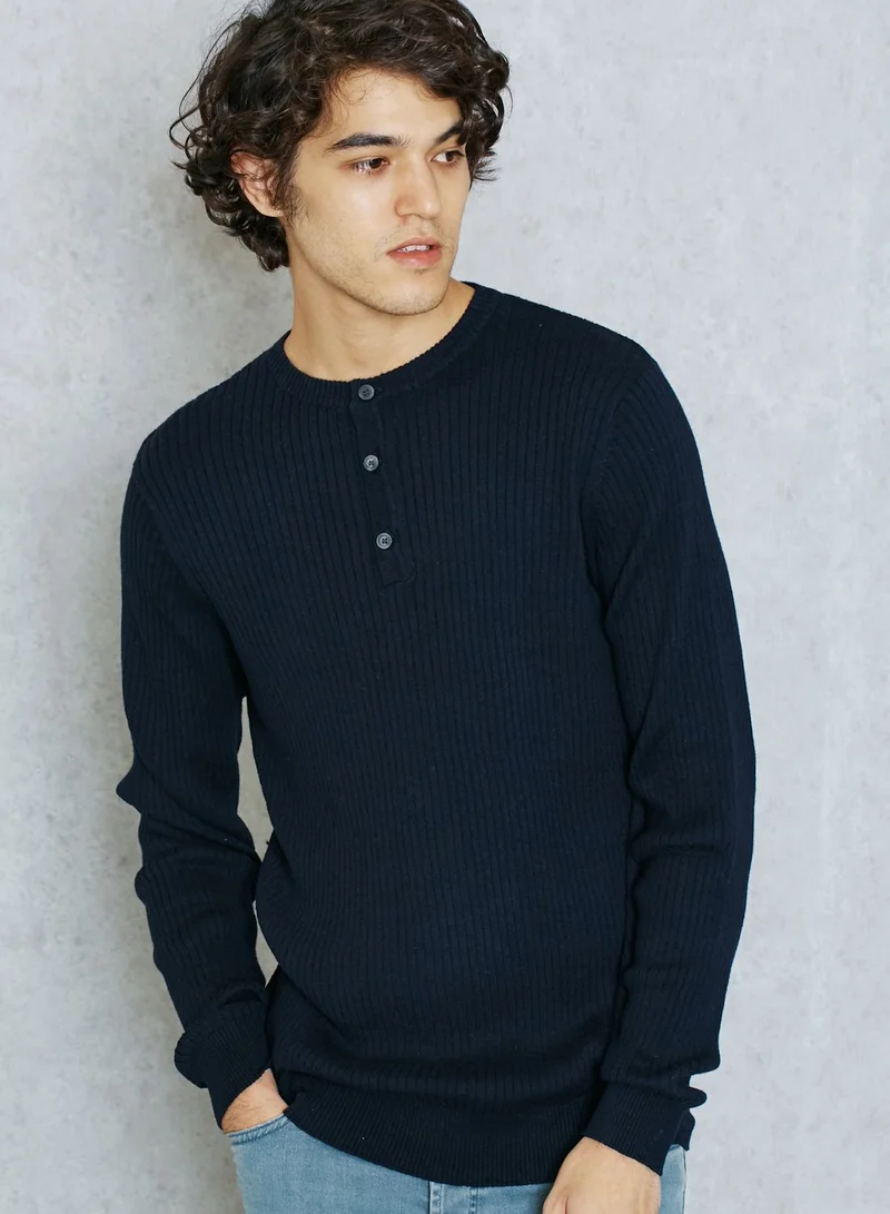 TOKYO LAUNDRY Brook Mead Placket Sweater