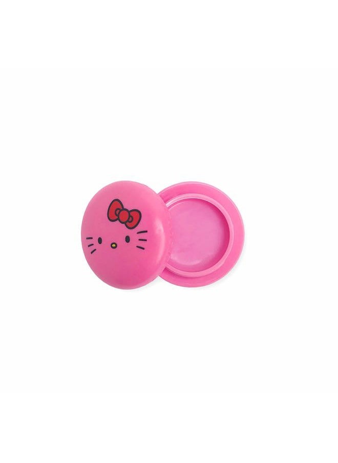 The Crème Shop x Sanrio Hello Kitty Macaron Lip Balm (Hello Kitty Icing On The Cake) Korean Cute Scented Pocket Portable Soothing Advanced Must-Have on-the-go  - Image 3