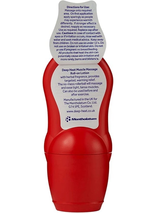 DEEP HEAT Muscle Massage Roll-On Lotion 50Ml - Image 2