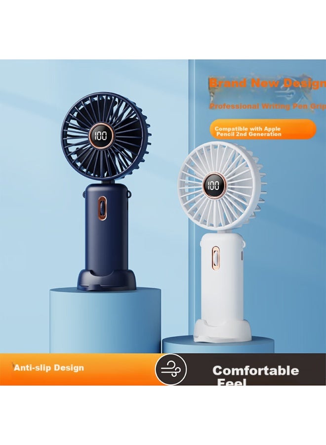 Jin Longxing Jinlongxing Handheld Mini Fan, Quiet Desktop Cooling Bladeless Portable Usb Rechargeable High-power Fast Air Gun With Long Battery Life - Image 1