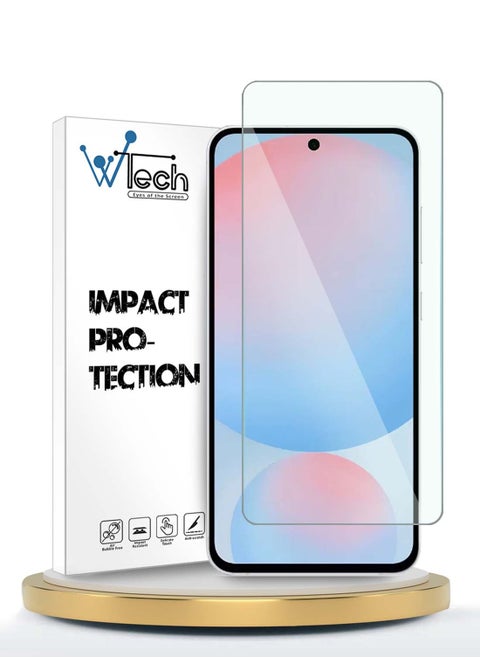 Samsung Galaxy A56 5G 2024 WTech Premium Series Curved Edges 9H 2.5D Tempered Glass Screen Protector - Clear