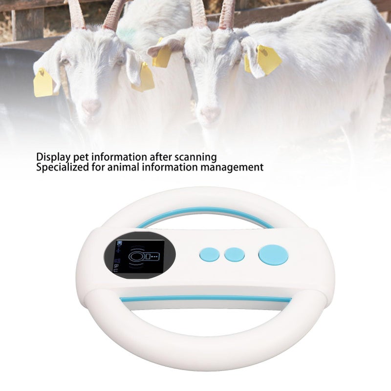 Pet Microchip Scanner Handheld Rechargeable 134.2kHz 125kHz Animal ID Tag Reader With 500 Data Storage For Pets - Image 3
