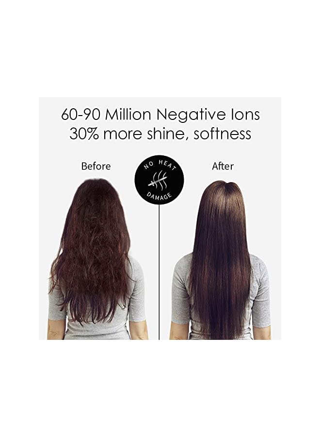 Faszin مجفف شعر أيوني احترافي للصالونات، مجفف شعر بقوة 2400 واط، محرك تيار متردد، تجفيف سريع مع سرعتين و3 إعدادات للحرارة وزر تبريد مع فوهة موزع ومشط تركيز للشعر المجعد والمستقيم - Image 3