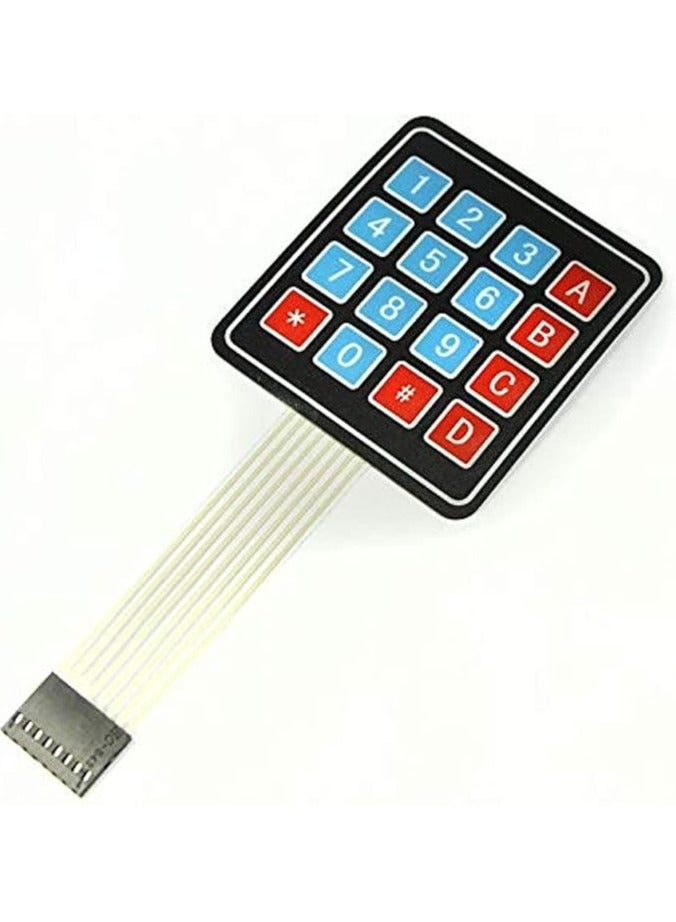 Green Tiger 4 x 4 Array 16 Key Membrane Switch Keypad Keyboard for Arduino AVR pic - Image 1