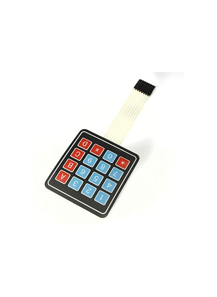 Green Tiger 4 x 4 Array 16 Key Membrane Switch Keypad Keyboard for Arduino AVR pic - Image 2