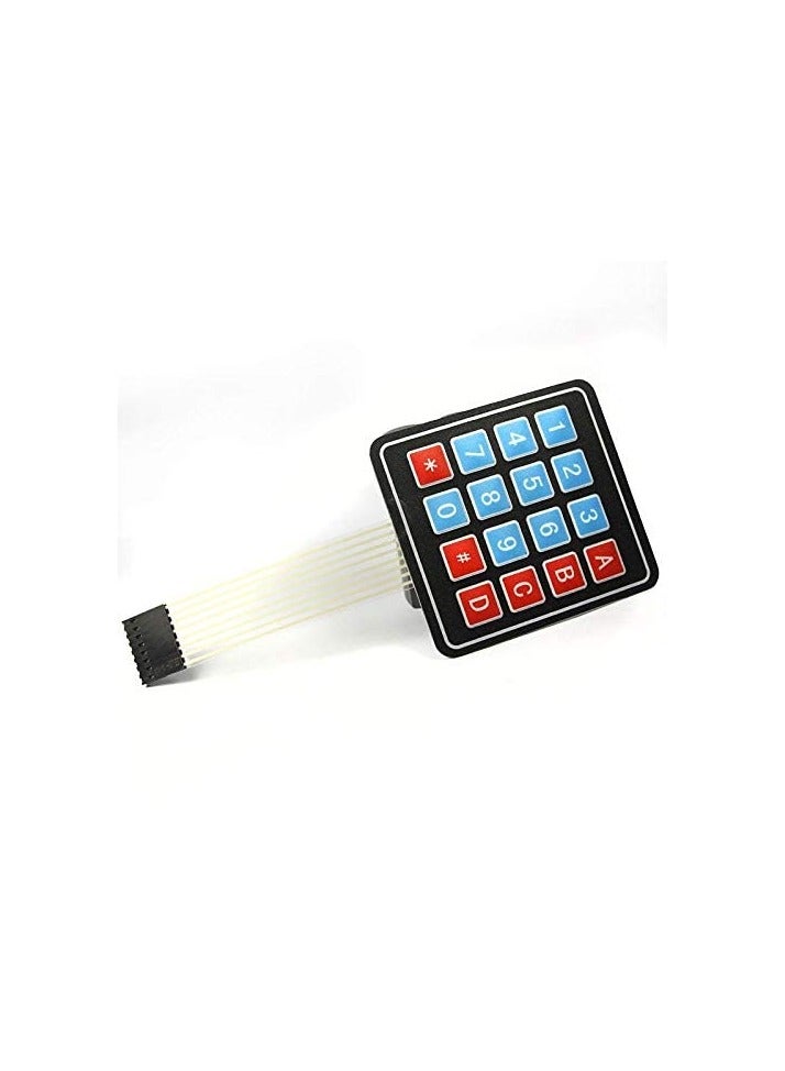 Green Tiger 4 x 4 Array 16 Key Membrane Switch Keypad Keyboard for Arduino AVR pic - Image 3