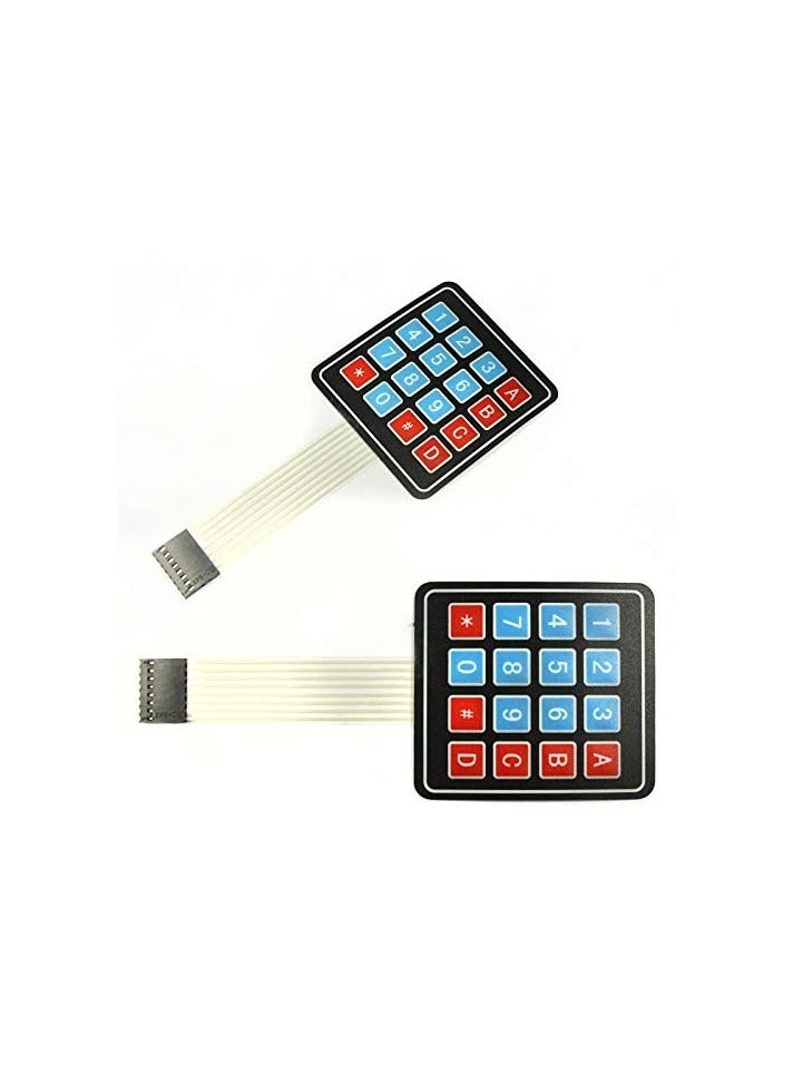 Green Tiger 4 x 4 Array 16 Key Membrane Switch Keypad Keyboard for Arduino AVR pic - Image 4