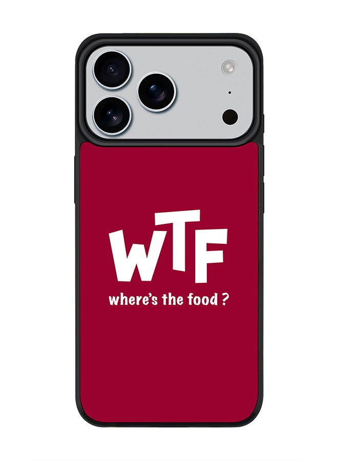 Stylizedd iPhone 17 Pro Max Case, [Compatible with MagSafe] Slim Magnetic cover Phone Case iPhone 17 Pro Max -Where's the food? - Image 1