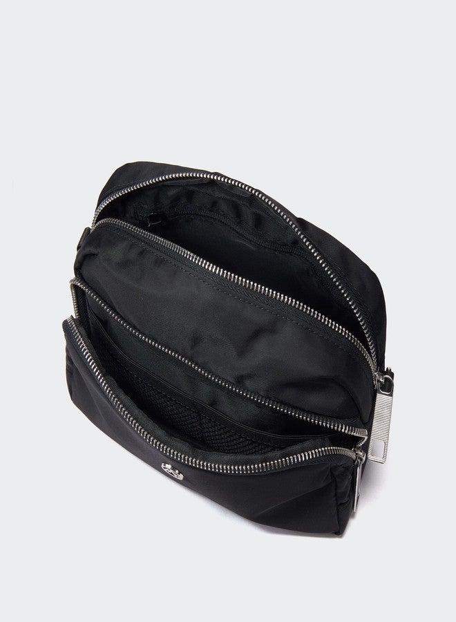 Pander Crossbody Sling Bag - Everyday Purse with Adjustable Strap, Perfect for Travel, Errands, and Daily Use, Black Onyx, 8.65 x 3.15 x 5.5 inches, Crossbody Sling Bag With Zippered Back Pocket - Image 4