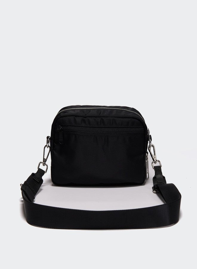 Pander Crossbody Sling Bag - Everyday Purse with Adjustable Strap, Perfect for Travel, Errands, and Daily Use, Black Onyx, 8.65 x 3.15 x 5.5 inches, Crossbody Sling Bag With Zippered Back Pocket - Image 5