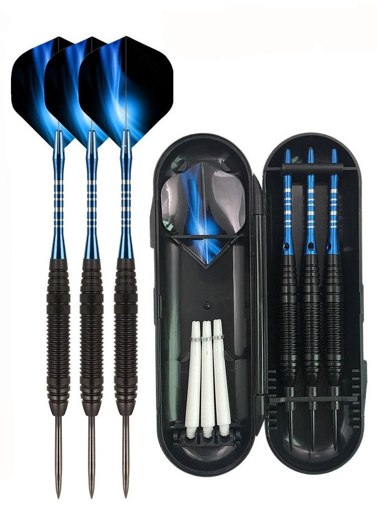 NIBEMINENT - 3Pcs/Set Professional Aluminium Alloy Plastic Darts Shaft Tip Flights 23g with Box 14.5*4.8*2cm - Image 1