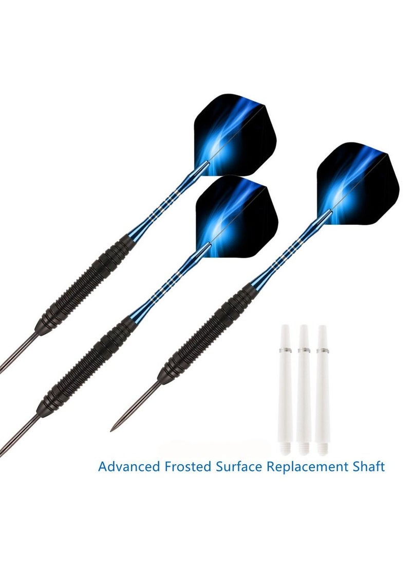 NIBEMINENT - 3Pcs/Set Professional Aluminium Alloy Plastic Darts Shaft Tip Flights 23g with Box 14.5*4.8*2cm - Image 1