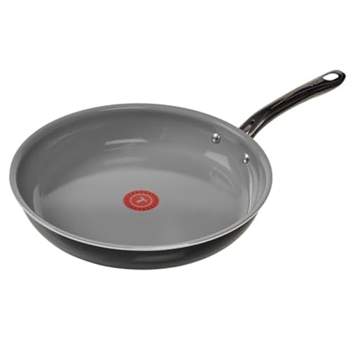 TFal Preserve Ceramic Non stick Frying Pan Skillet 12inch Oven Broiler Safe up to 350F Cookware InoCeram Glide Technology Frying Pan Skillet Pots  Pans Black