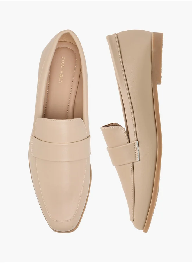 فلورا بيلا من شو إكسبرس Women's Solid Slip-On Loafers