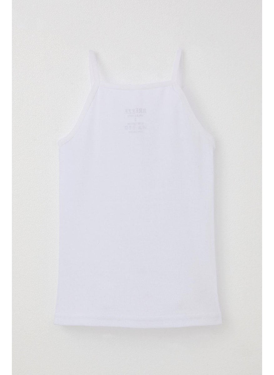 Breeze Girl Thin Strap Undershirt 3-7 Years, White  - Image 2