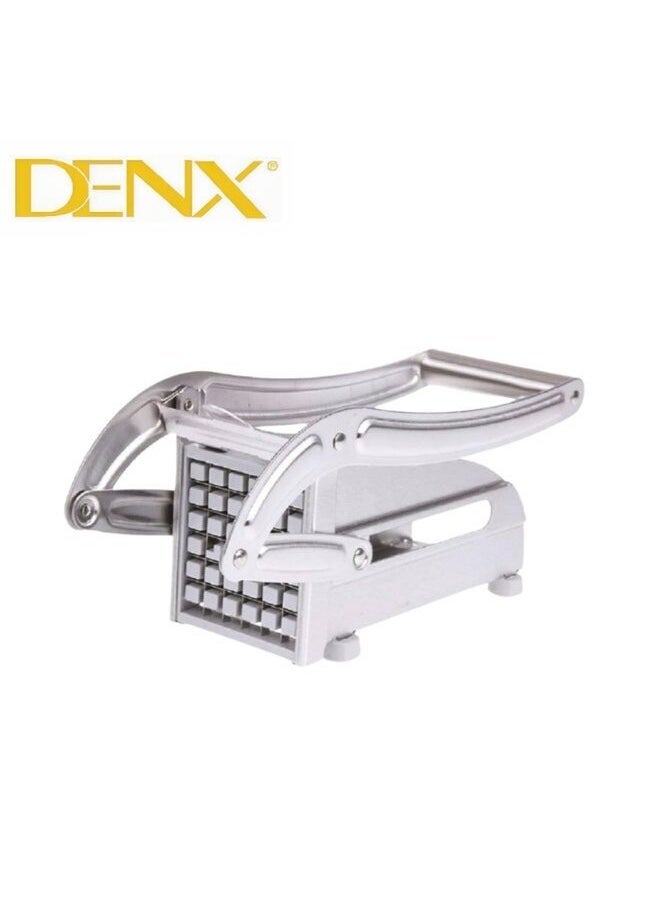 Denx Stainless Steel Manual Potato Cutter Shredder, French Fries Slicer Potato, For Potatoes, Carrots, Cucumbers And Other Vegetables. - Image 4
