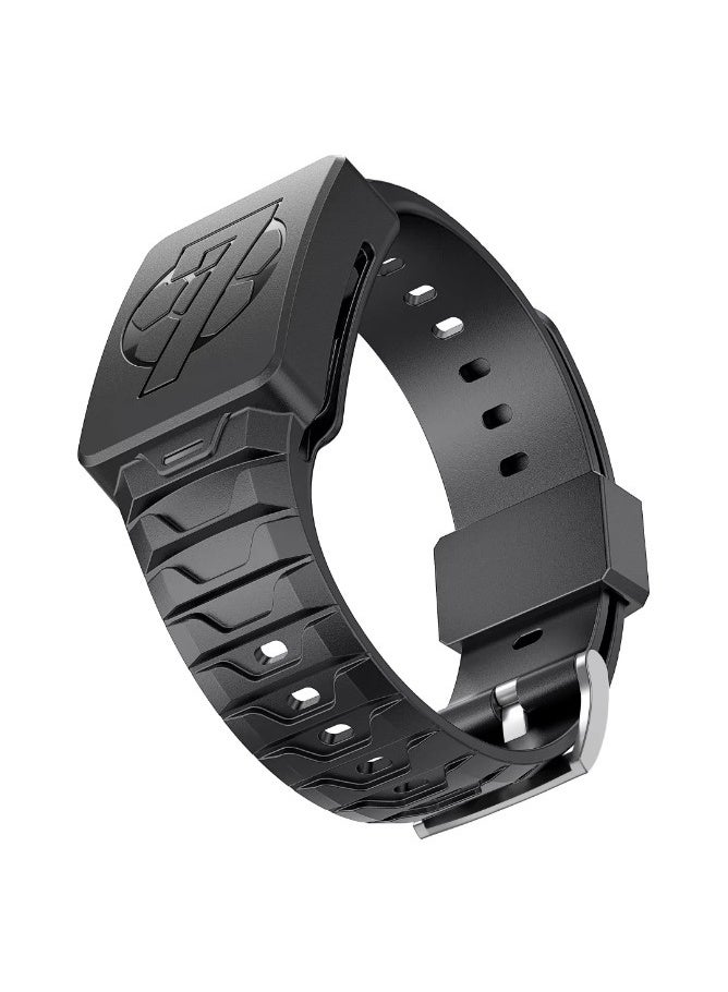 Rugged Case with Band Compatible with WHOOP 4.0 Band, Durable Soft Silicone Sports Loop Replacement Bands for WHOOP 4 Men Women Wristband - Image 2