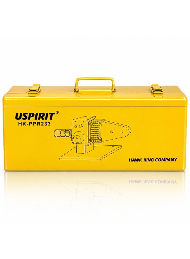 أب سبيريت ماكينة لحام مواسير UPSPIRIT، 900 واط، لحام حراري (فيوجن) لمواسير PP-R و PE بأقطار 20-63 مم، تشمل 6 قوالب (فكوك) تلحيم، مع تحكم في درجة الحرارة، وحقيبة حمل - Image 3