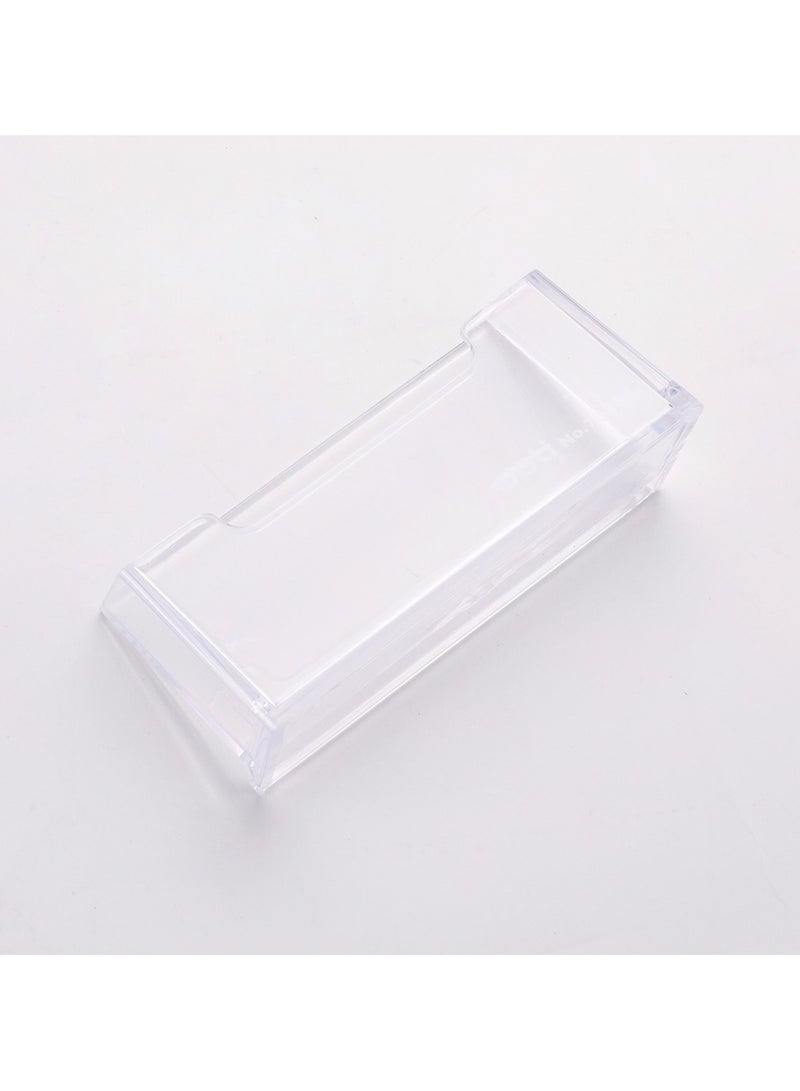 Deli E7623 Business Card Holder 鈥?Transparent GPPS 鈥?ideal for organizing and displaying business cards on your desk - Image 3