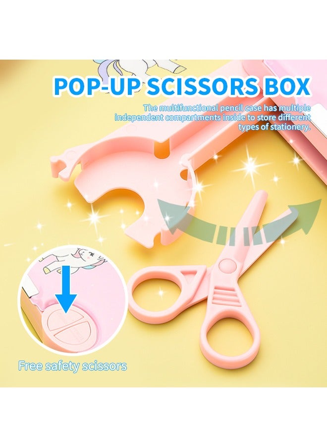 Cute Cartoon Pencil Case, Simple and Cute Stationery Pouch, Helps Students Organize Stationery Easily - Image 4