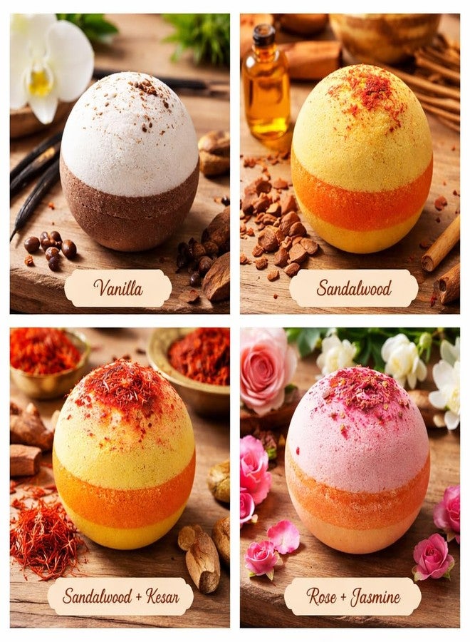 Bekin Handmade Bath Bombs with Natural Ingredients, 5 Aromatic Scents, Relaxing Spa Bombs for Women, Men, and Kids, Best Birthday Gifts for Stress Relief and Relaxation (50 grams Set) - Image 3