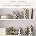 mackenzie childs MACKENZIECHILDS Courtly Check Supper Club Flatware Storage Caddy Kitchen Utensil Organizer for Silverware and Napkins - Image 2