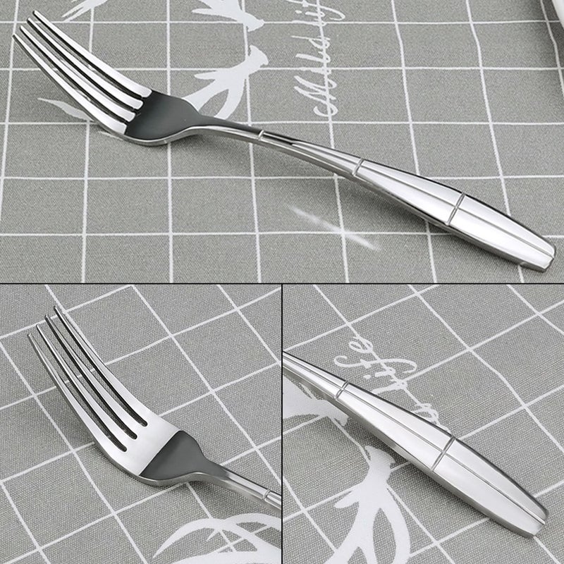 Eagrye 12 Pieces Stainless Steel Dinner Forks - Image 3