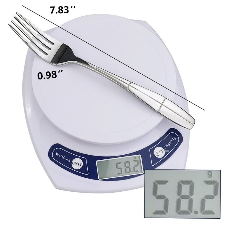 Eagrye 12 Pieces Stainless Steel Dinner Forks - Image 2