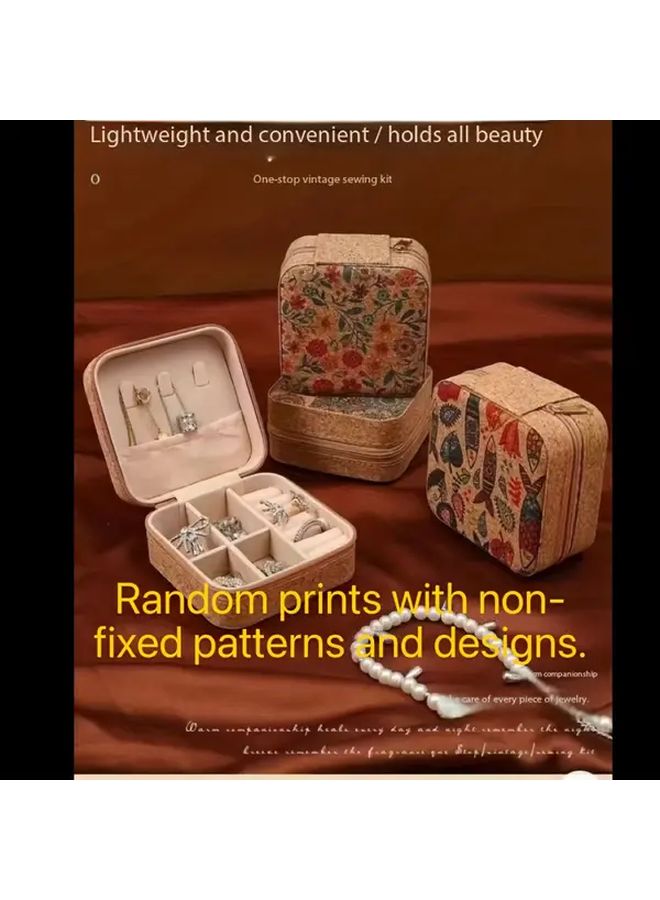 Free Swimming Fish Portable Jewelry Box with Zipper Closure and Multiple Compartments - Image 5