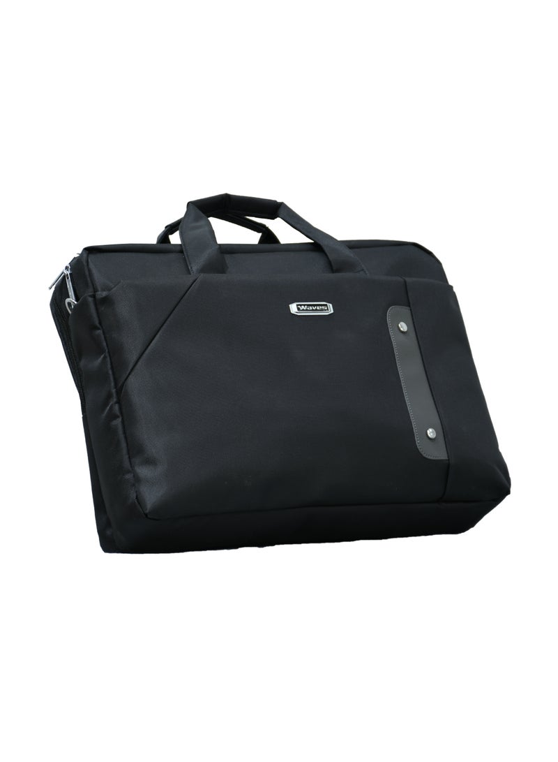 Waves laptop bag from WAVES 16 inch Black - Image 4