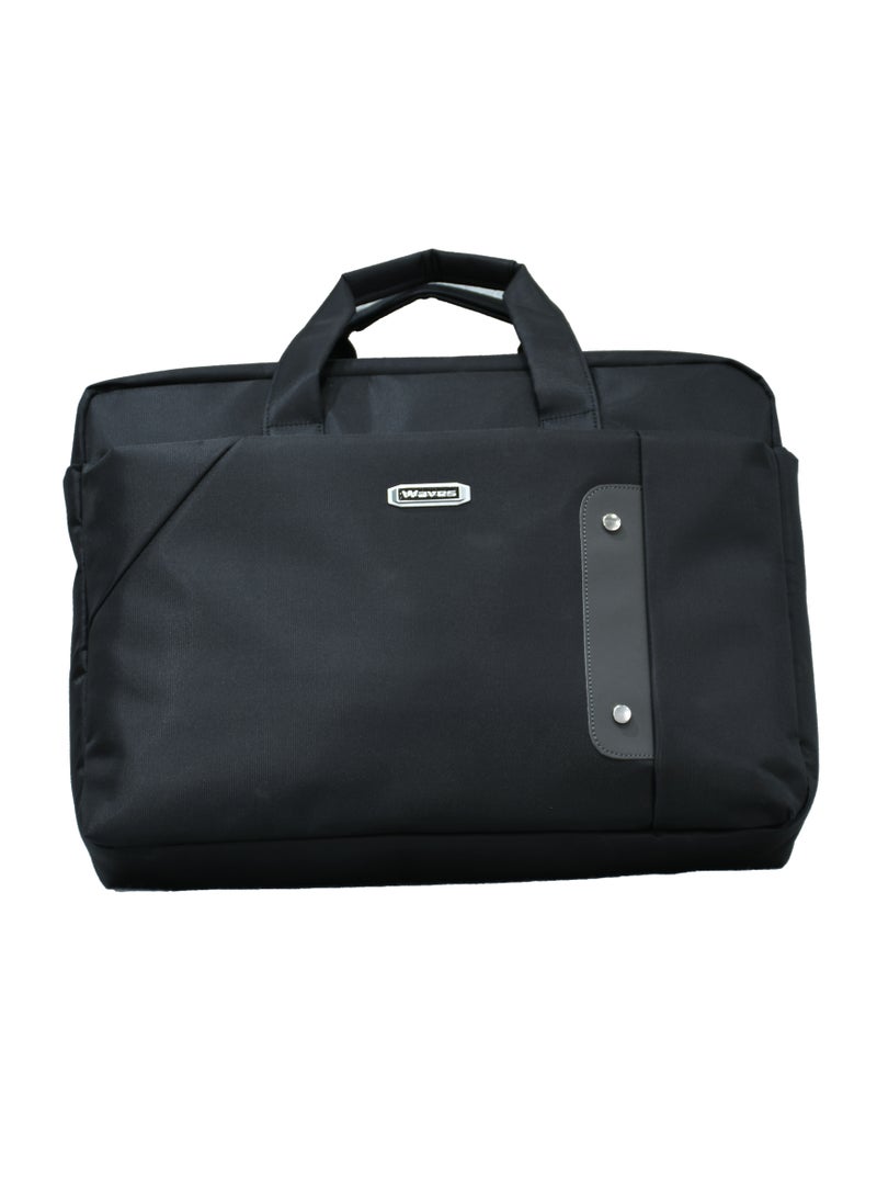 Waves laptop bag from WAVES 16 inch Black - Image 1