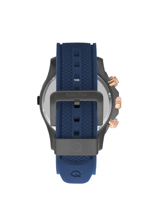 Quantum Men's Silicone Chronograph Watch HNG1019.969 - 49 mm