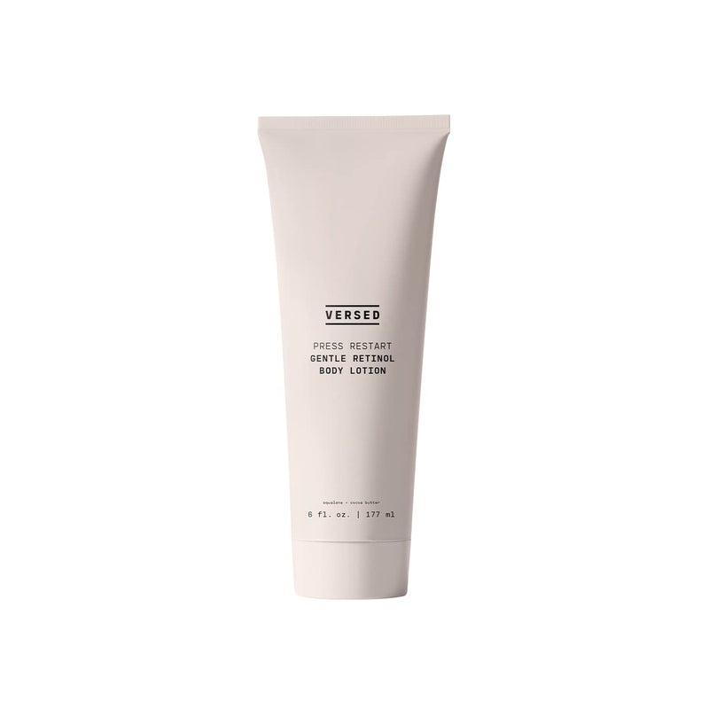 Versed Press Restart Retinol Body Lotion - Skin Firming Lotion with Cocoa Butter, Squalane & Vitamin E - Lightweight All-Over Body Moisturizer for Dark Spots and Aging Dry Skin (6 oz) - Image 1