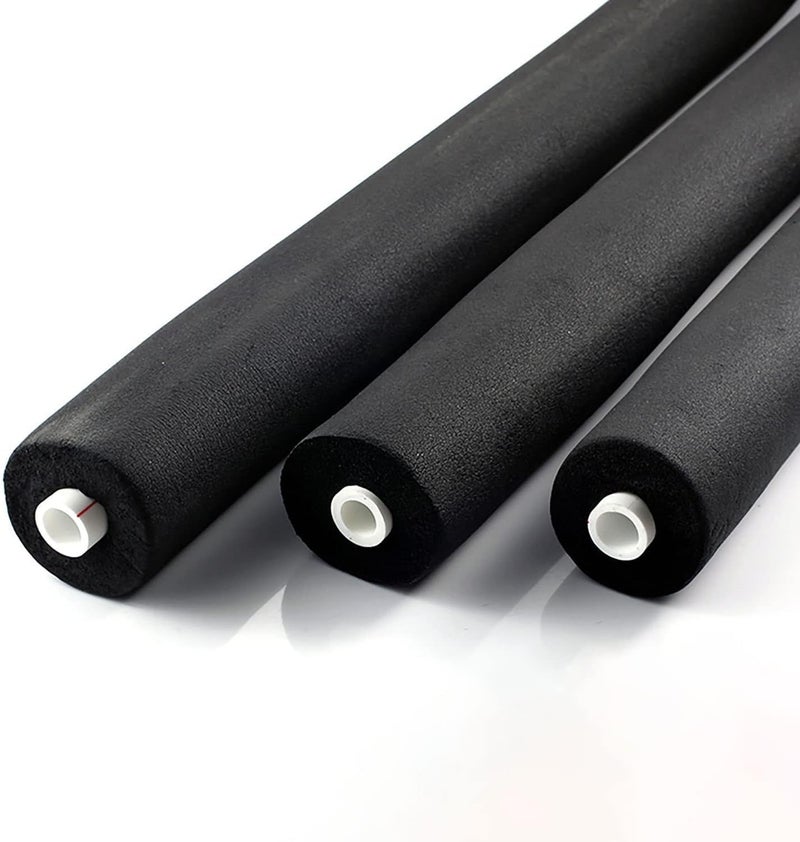 Air Conditioner Sleeve Insulated Tube 14 ID X 14 THK Foam Heat Piping for Heat and Cold Insulation 6 feet Black  - Image 5