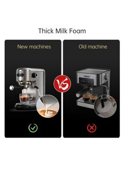 HiBREW HiBREW Coffee Maker Cafetera 19 Bar Inox Semi Automatic Super Slim ESE POD& Powder Espresso Cappuccino Machine Hot Water H11  - Image 3