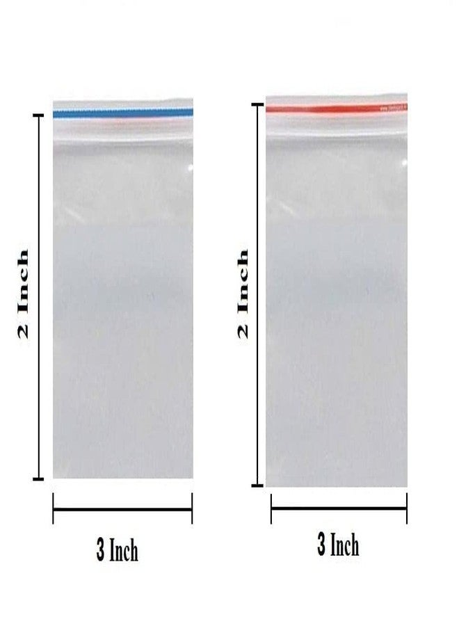 RAMYA® Multi Purpose Re-Usable Transparent Zip Lock Storage Bags (2X3 Inches-1200 Pcs.) - Image 2