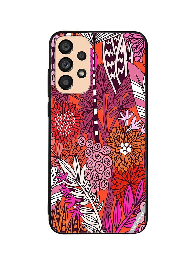 VR CREATIVE Protective Case Cover For Samsung Galaxy A73 5G Flowers Design Multicolour - Image 1