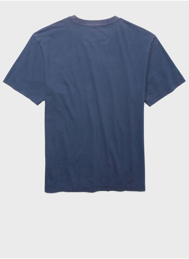 American Eagle - Graphic Crew Neck T-Shirt - Image 1